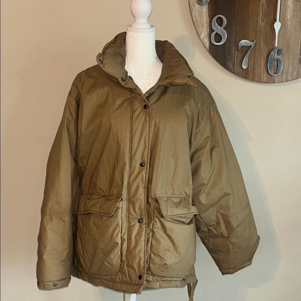 Zara Brown Puffer Jacket